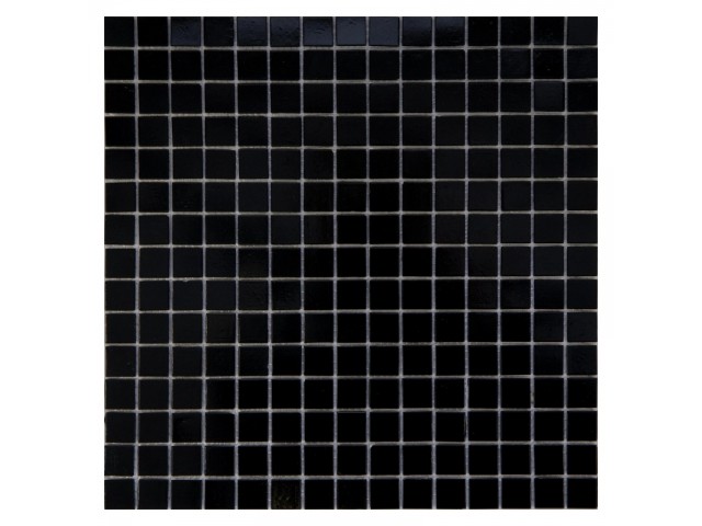BLACK FINISH мозаика стеклянная чип 20х20х4 мм лист 327х327 мм на сетке (23шт/кор)
