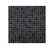 BLACKMAR  мозаика стеклянная со вставками из камня чип15х15х6мм лист 300х300мм на сетке(15шт/кор)