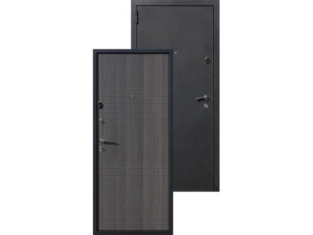 Дверь входная металлическая Гарда Муар 8 мм (6 см) венге 860х2050 правая