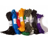 Шнур полипропиленовый вязаный 4мм 25м цветной