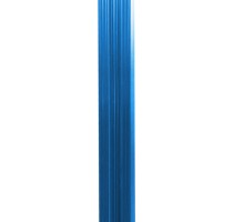 Евроштакетник фигурный ШЗ-70 металлический  синий (5005)1250мм (в наличии)