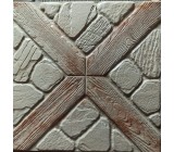 Тротуарная плитка Анапа бежево-коричневая 300х300х30 мм