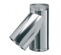 Тройник-сэндвич дымохода 45г d150/200 0,5мм нерж