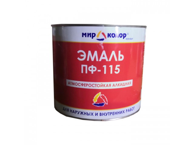 Эмаль ПФ-115 Корона салатовый  0,9 кг ГОСТ