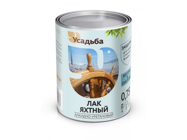 Лак яхтный алкидно-уретановый глянцевый У-440 2,5 л ЖБ