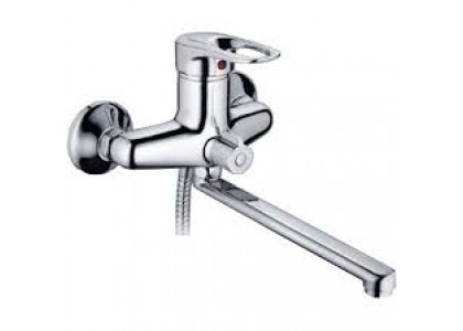 Смеситель для ванны с длинным изливом FRAP 38см латунь F2228 