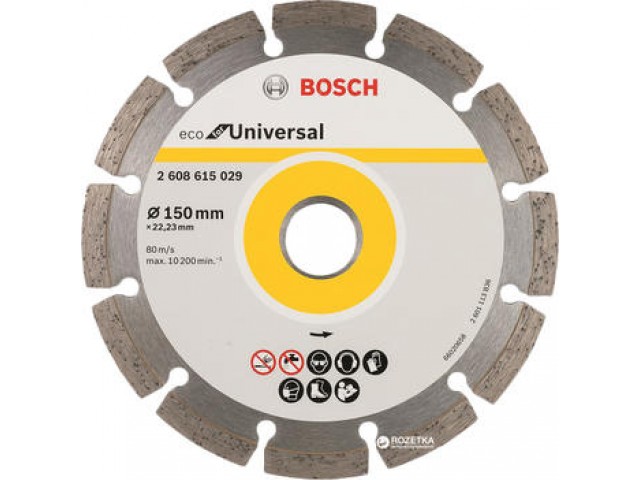 Круг алмазный 150 х 22 мм, ECO Universal, Bosch