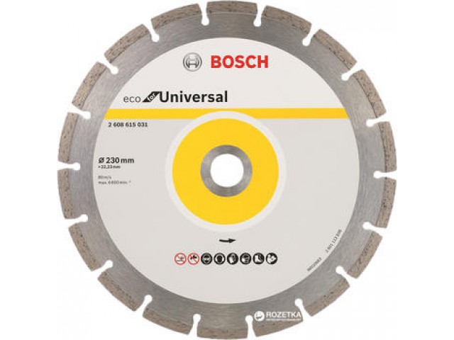 Круг алмазный 230 х 22 мм, ECO Universal, Bosch
