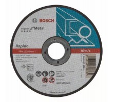 Круг отрезной по металлу 125 х 1,0 х 22 мм прямой Rapido, Bosch