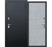 Дверь металлическая 7,5 см Гарда Букле черный/Бетон снежный 860х2050 правая