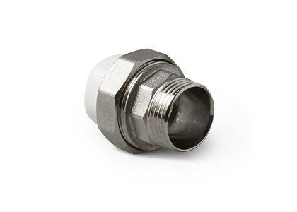 Муфта полипропиленовая PP-R комб. D25x1 НР разъем