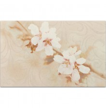 Декор 01 Сакура коричневый 400х250 мм