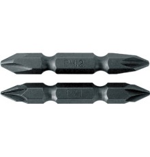 Биты двухсторонние PH2-2РН 75 мм сталь S2, 1 шт, Fit (10 шт/уп)