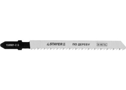 Пилки по дереву  75 х 2,5 мм, Bi-металл, 2 шт, T101BF, Stayer
