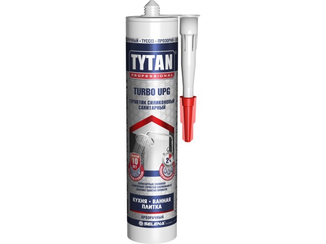 Герметик TYTAN Professional силиконовый санитарный прозрачный UPG 280 мл 