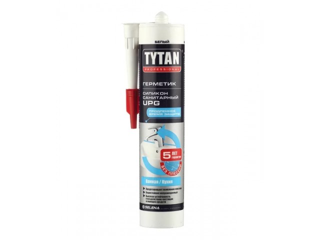 Герметик TYTAN Professional силиконовый санитарный бесцветн UPG 310 мл