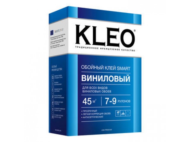Клей обойный KLEO SMART Виниловый (200г) 7-9 рулонов