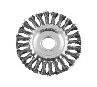 Щётка дисковая 200 х 22 мм витая стальная проволока, RemoColor