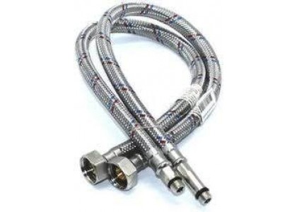 Подводка гибкая к смесителю  0,8 м Monoflex/Зип-флекс нержав (F1/2*M10) пара