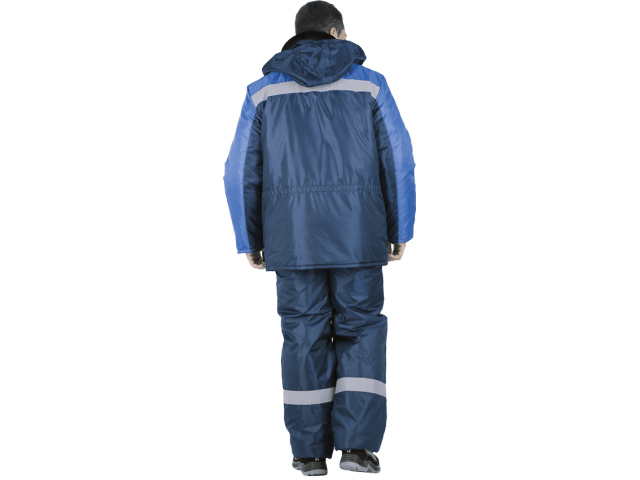 Костюм зимний Регион, куртка, брюки, размер 120-124, рост 170-176, синий-василек