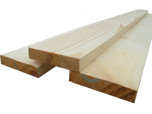 Доска обрезная не шлифованная 50х100х6000 мм Сосна