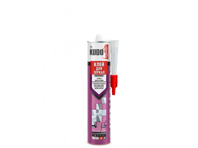 Клей KUDO универсальный монтажный  для зеркал на каучуковой основе 300 мл