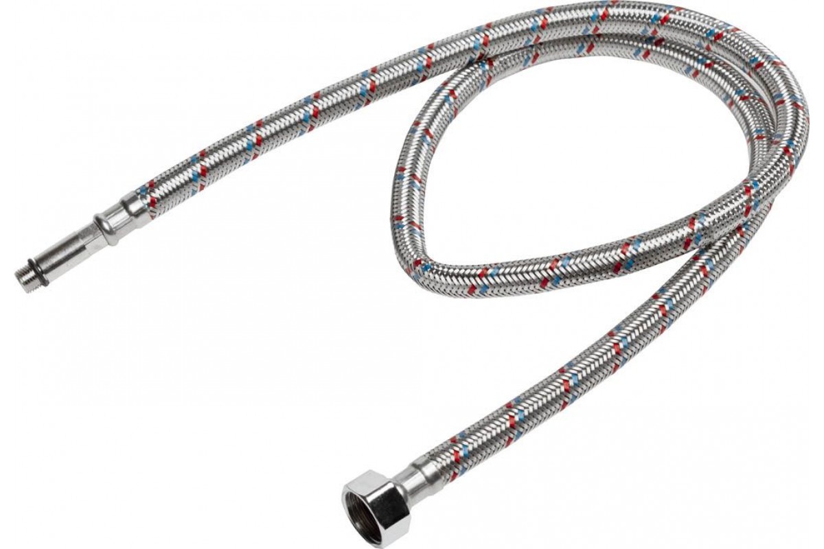 Подводка гибкая к смесителю 0,6м Monoflex нержав (F1/2*M10) длинный ...
