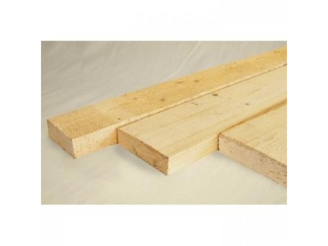 Доска обрезная не шлифованная 50x120x5000 мм Пихта