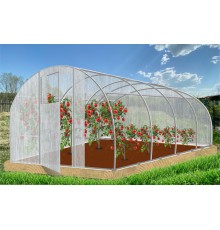 Теплица Кормилица 4х3х2,1м неокрашенная, 1 дверь