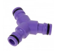 Соединитель коннекторов, пластиковый, трехсторонний, Palisad 