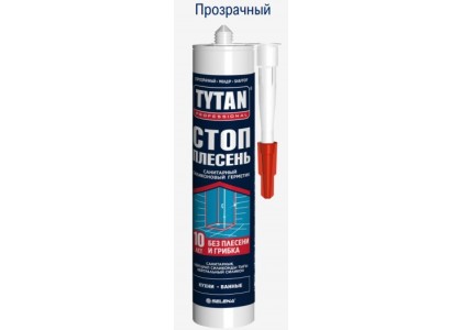 Герметик TYTAN Professional Стоп плесень силиконовый санитарный нейтральный белый 280 мл