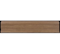 Плинтус ПВХ Line Plast L013 Дуб темный L=2,2м  мягк.к (1 уп-40 шт)