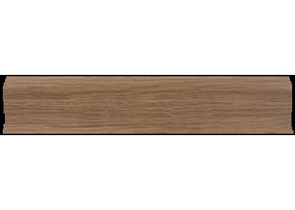 Плинтус ПВХ Line Plast L013 Дуб темный L=2,2м  мягк.к (1 уп-40 шт)