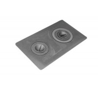 Плита печная цельная П2-3 Размер под закладку: 710х410х12 Литком