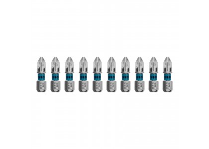 Биты крестовые PZ2 х 25 мм, 1 шт, сталь S2, шестигр Grossl