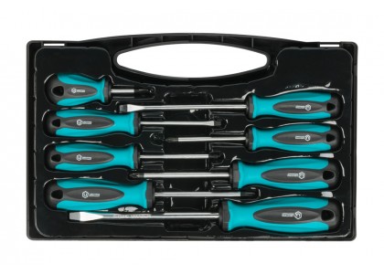 Набор отверток SL/PH/PZ  8 шт, сталь Cr-V , магнитный наконечник ЦИ