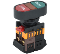 Кнопка АРВВ-22N Пуск-Стоп с подсветкой неон 240В 1з+1р