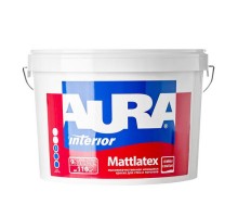 Краска ВД моющаяся для стен и потолков AURA Mattlatex 9л