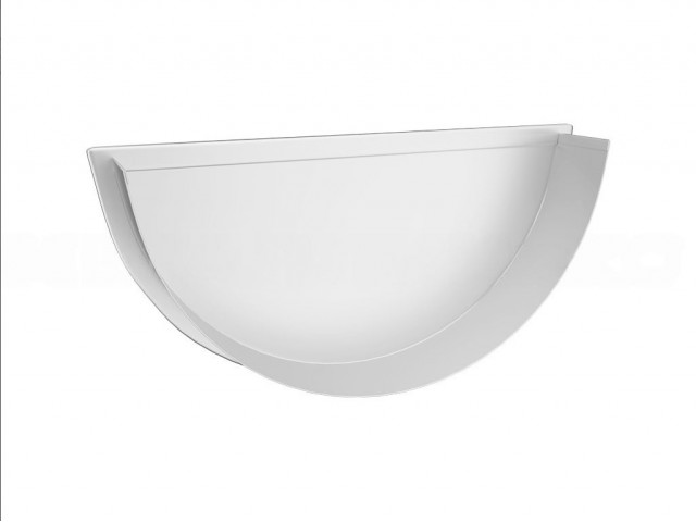 ВД Заглушка желоба универсальная D185 мм 9003 белый (Водолей)