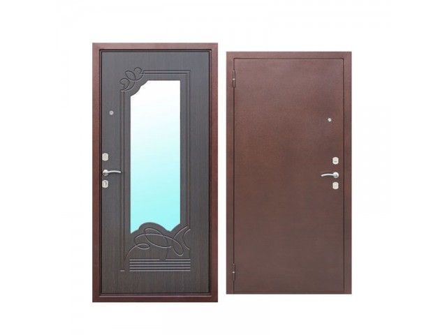 Дверь входная металлическая Ampir 6 см венге 960 левая