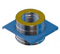 Площадка дымохода монтажная нерж 150/230 1,5/0,8мм ПИК