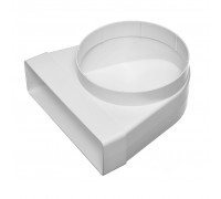 Соединитель угловой 612СК10ФП (120х60мм D=100мм)