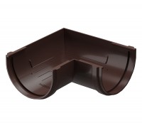 Угол желоба Docke 90 градусов ПВХ 8017 Шоколад/15шт