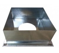 Потолочная разделка для дымохода 600х600мм Н d115 ПИК без стакана