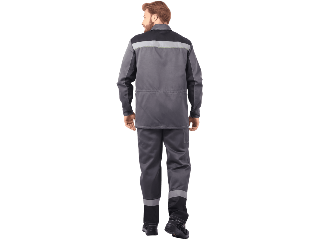 Костюм летний ГРАНИТ-2 куртка, брюки, размер 112-116, рост 182-188 серый-черный-лимонный