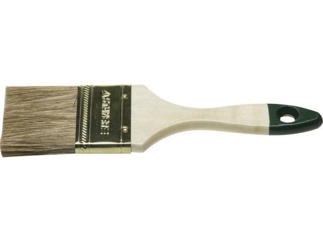 Кисть плоская  63 мм, смешанная щетина, деревянная ручка, Stayer, lasur-standart