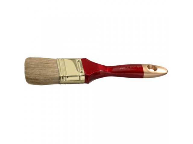 Кисть плоская  75 мм, смешанная щетина, деревянная ручка, ПРОФИ, Stayer, universal-profi