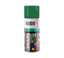 Эмаль аэрозольная KUDO 10081 универсальная зеленая (0,52л)