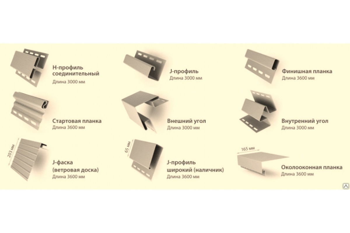 Доборные элементы для сайдинга