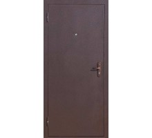 Дверь металлическая Прораб 4,5 см ППС  антик медь  металл/металл 960х2060 левая